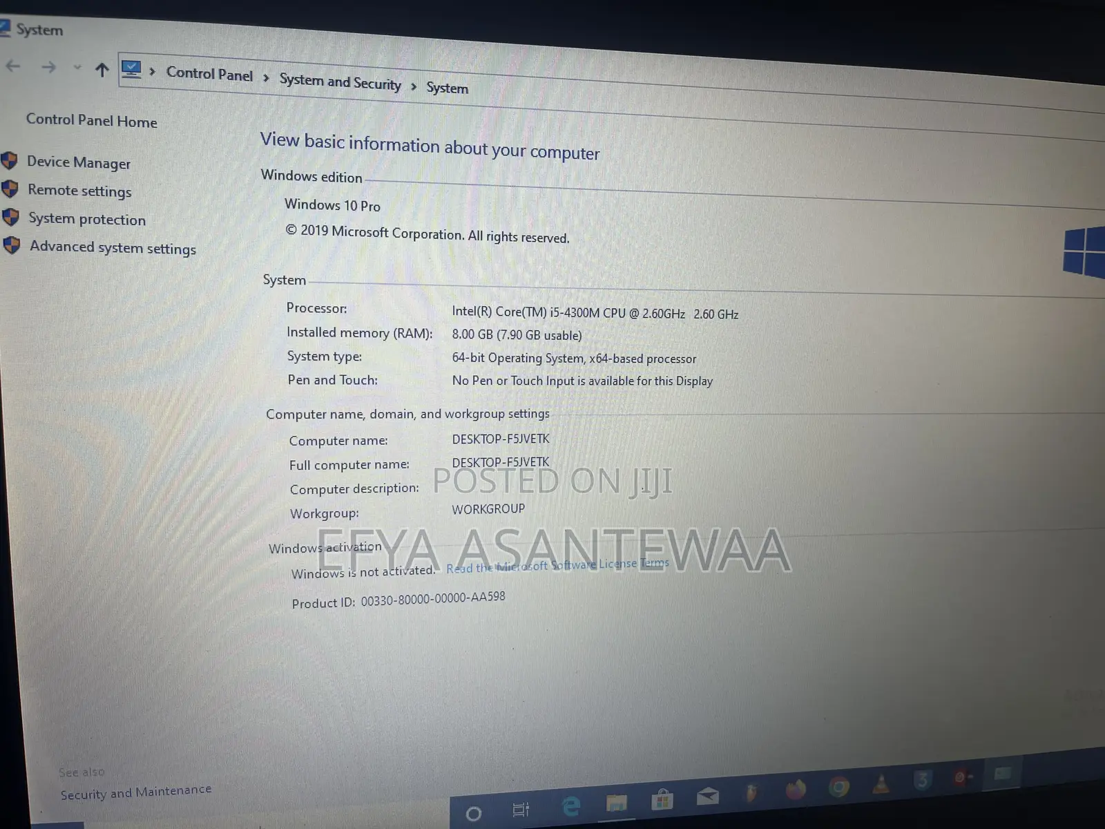Laptop HP ProBook 655 8GB Intel Core i5 HDD 1T