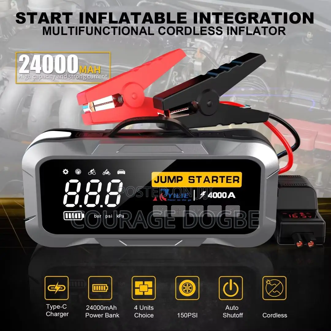 Multi-Functional Car Jump Starter