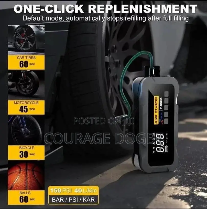 Multi-Functional Car Jump Starter