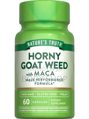 Nature's Truth Horny Goat Weed With Maca - Male Performance Supplement
