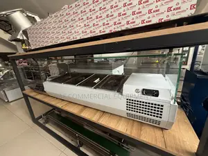 Commercial Stainless Steel Salad Bar 6 Pot