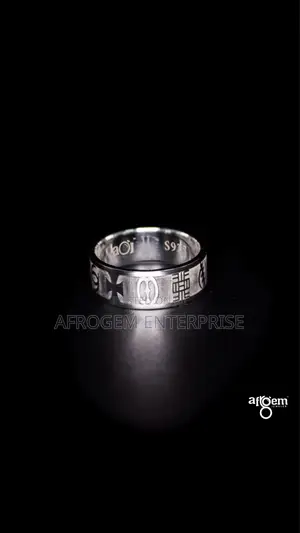 360 Adinkra Symbol Themed Ring
