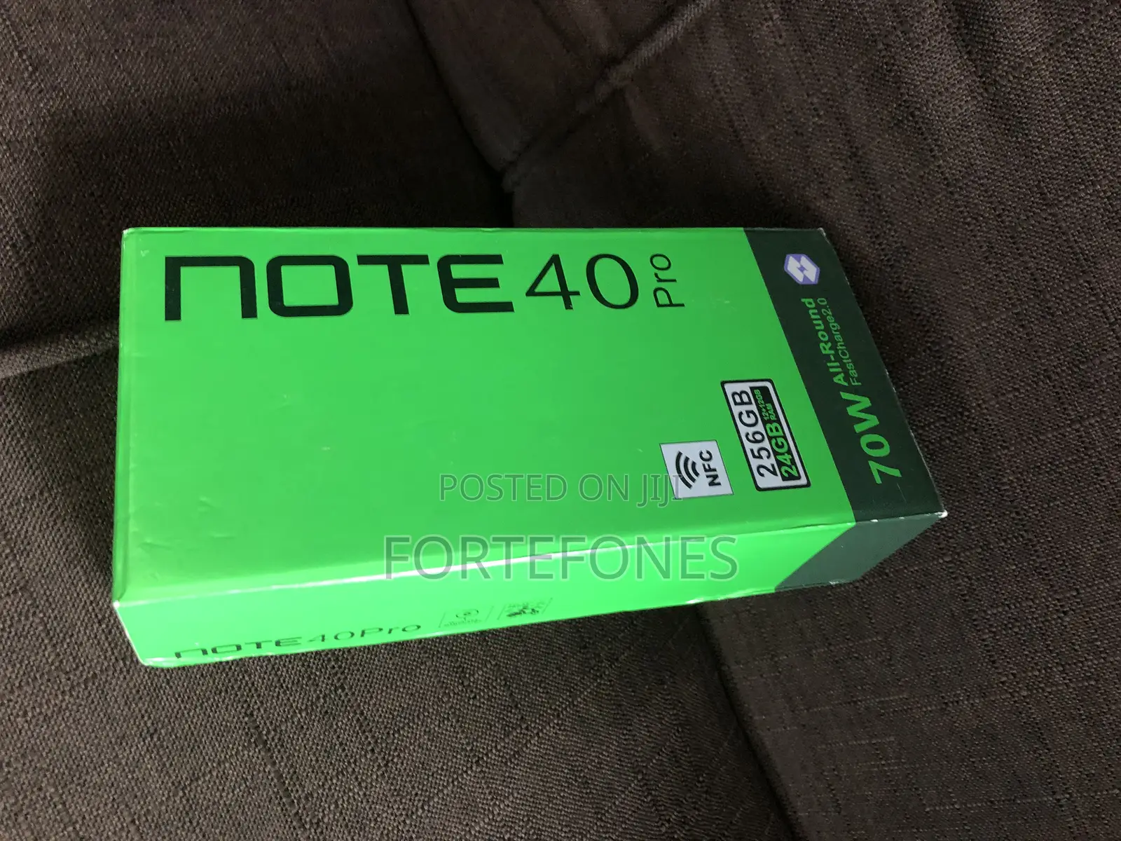 New Infinix Note 40 Pro 5G 256 GB Black