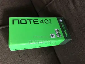 New Infinix Note 40 Pro 5G 256 GB Black