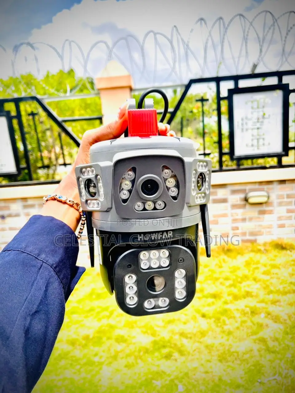 Outdoor Solar Security Camera 360° | Wireless CCTV | Motion Detection