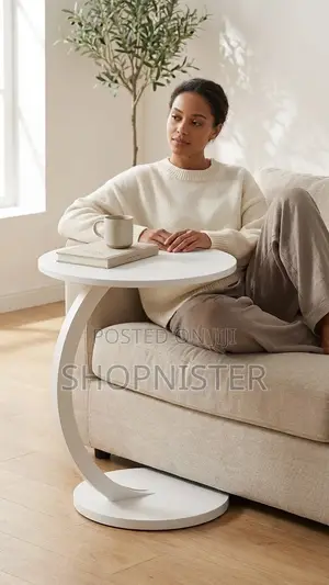 Sleek Minimalist Coffee Sofa End Table