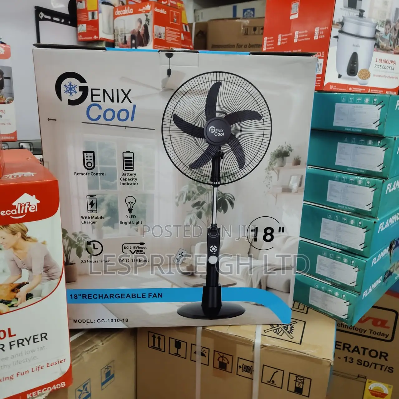 Super Quality Rechargeable Fan From Genix