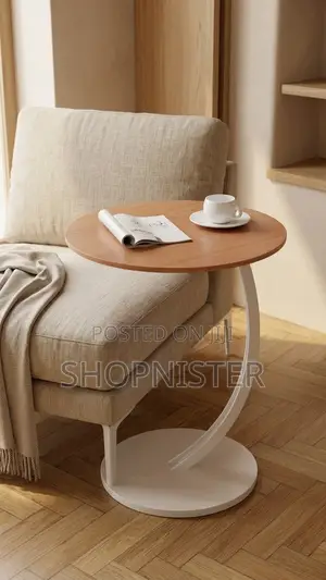 Nordic Style Round Accent Table