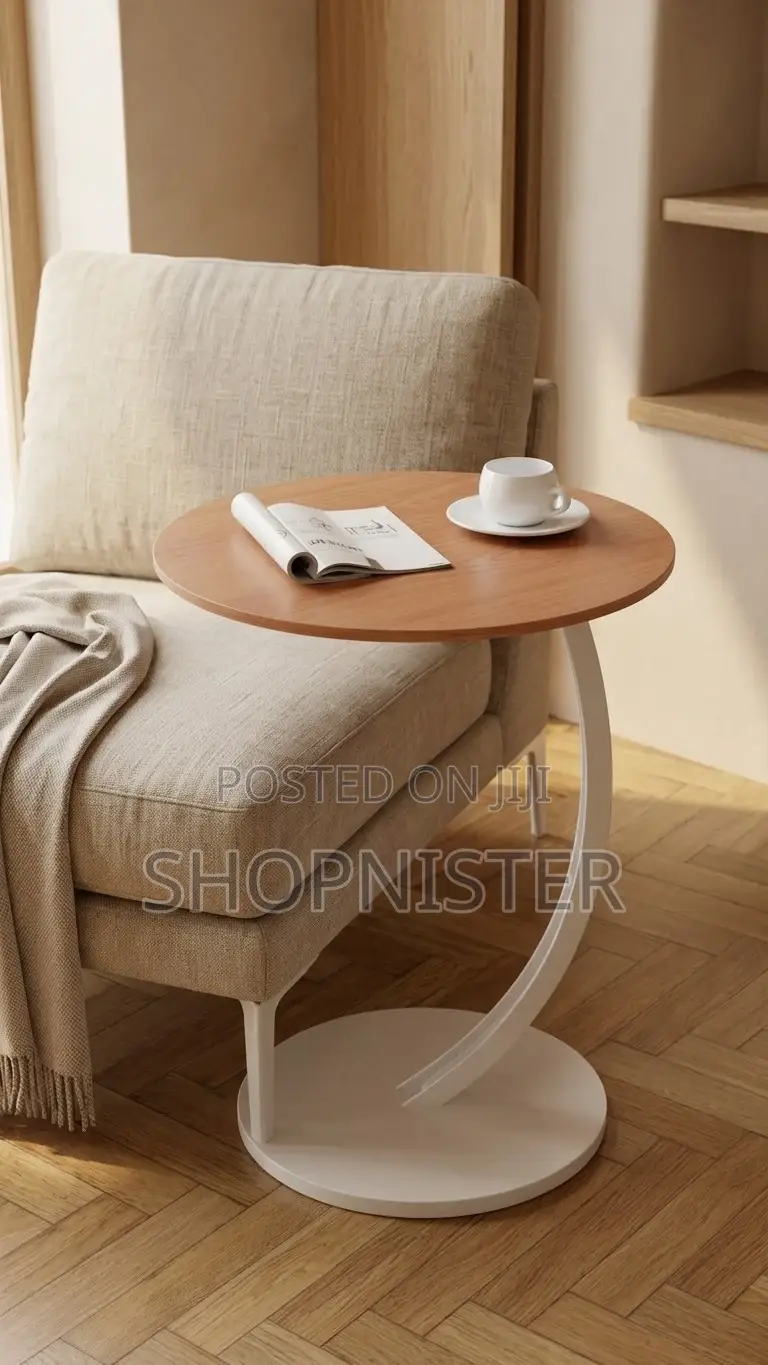 Nordic Style Round Accent Table