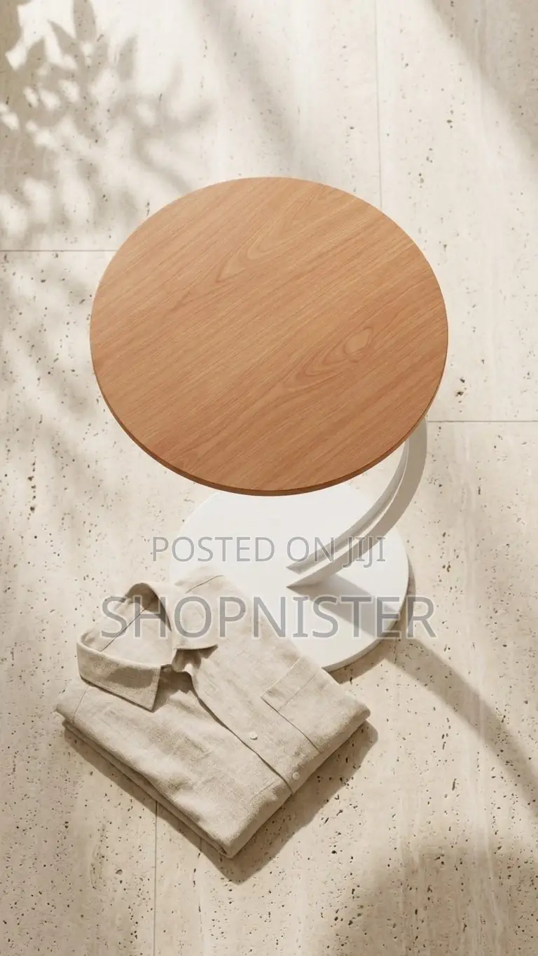 Nordic Style Round Accent Table