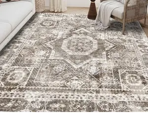 340 Cm by 240 Cm Vintage Look , Waterproof, Stainless Carpet From Uk