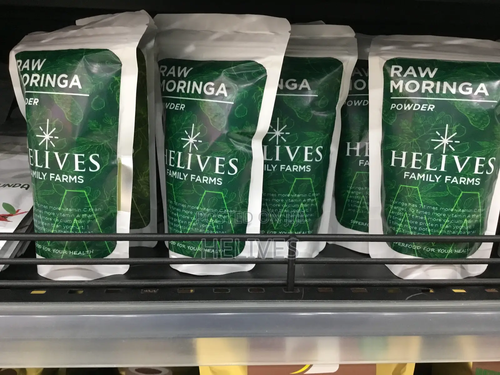 Raw Moringa Powder | Pure Organic | Helives | Fda Approved | 125g