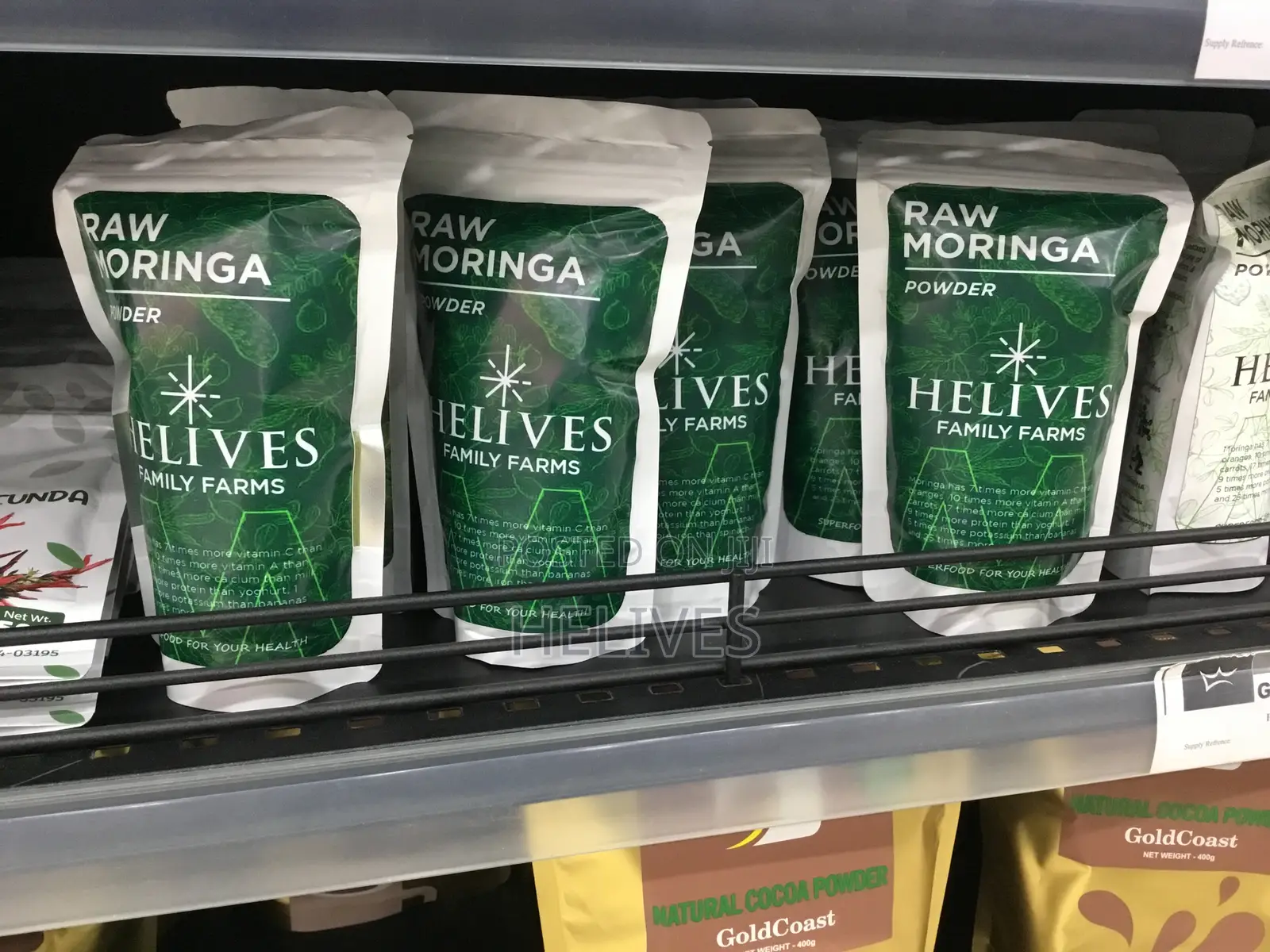 Raw Moringa Powder | Pure Organic | Helives | Fda Approved | 125g