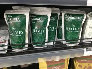 Raw Moringa Powder | Pure Organic | Helives | Fda Approved | 125g