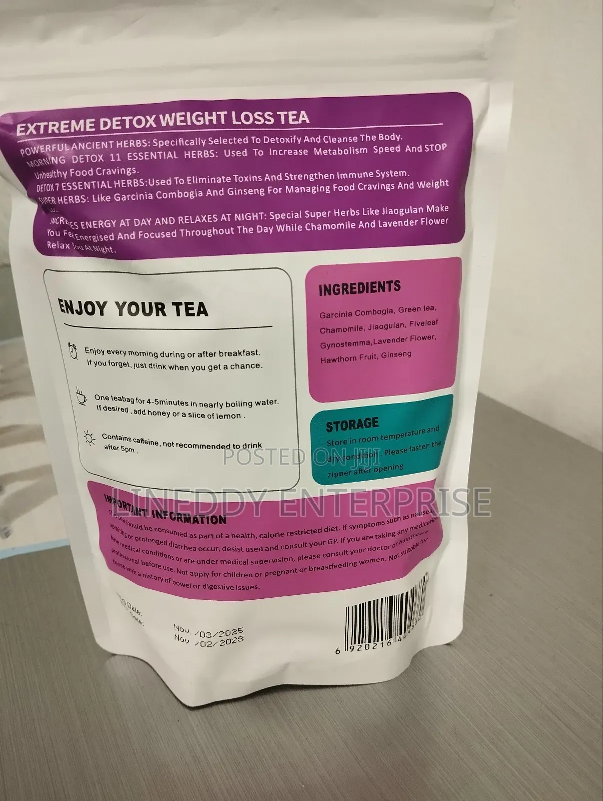 Detox Tea Bag for 28 Days Detox
