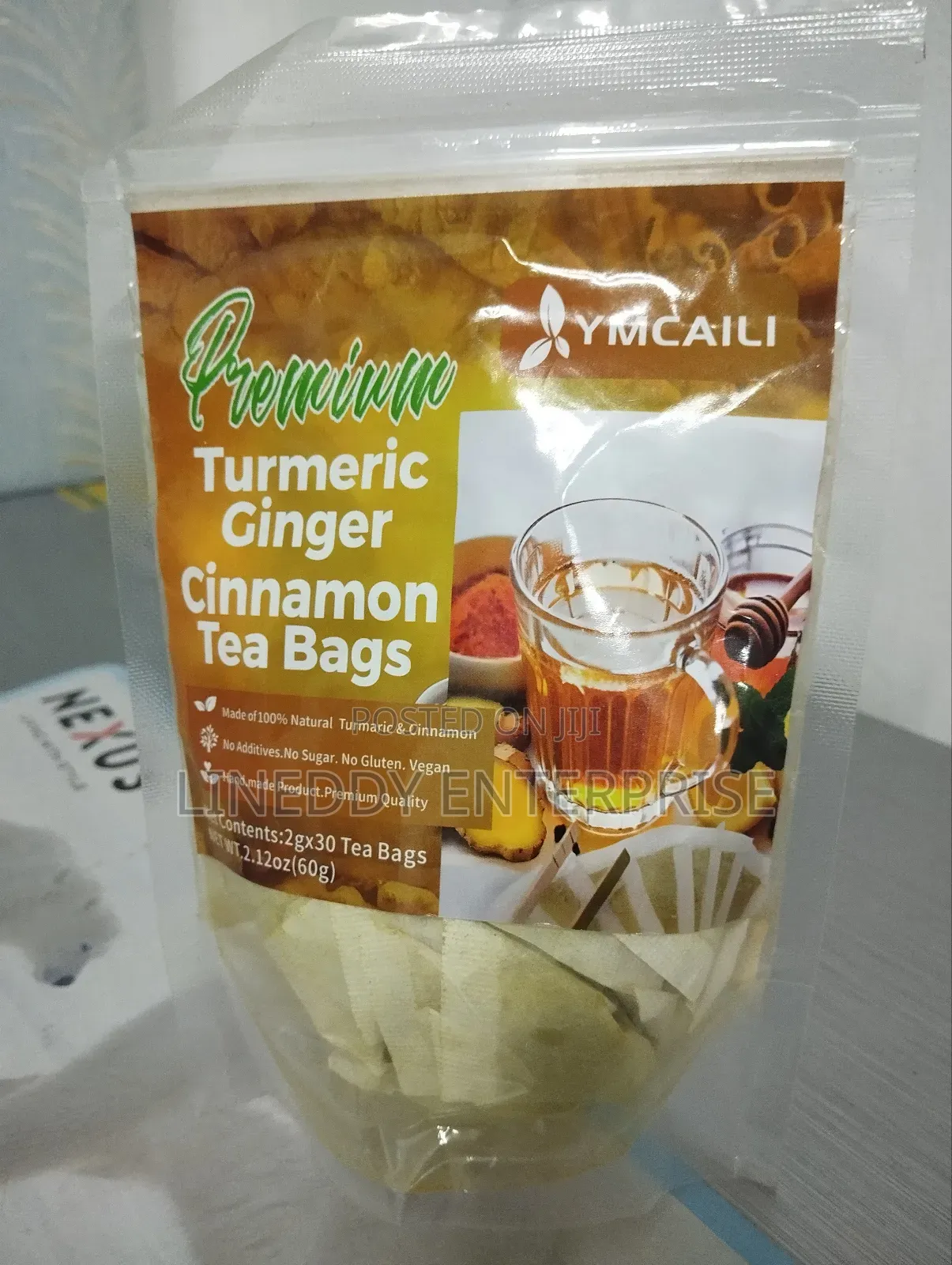 Tumeric, Ginger and Cinnamon Tea Bags to Refresh You for 30 Days
