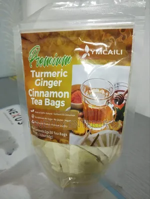Tumeric, Ginger and Cinnamon Tea Bags to Refresh You for 30 Days