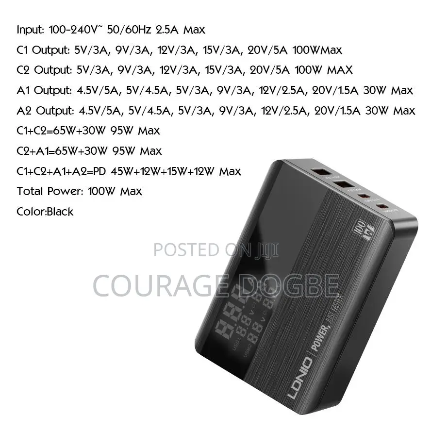 100w Gan Desktop Faster Charger