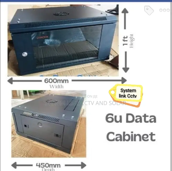 6u Cabinet Wall Mount, 600x450x350