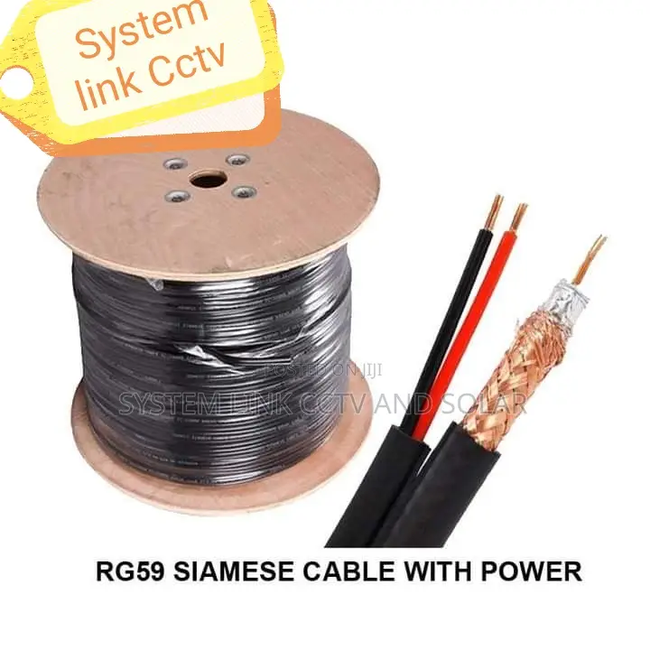 Rg59 Coaxial Cable With Power (305m)