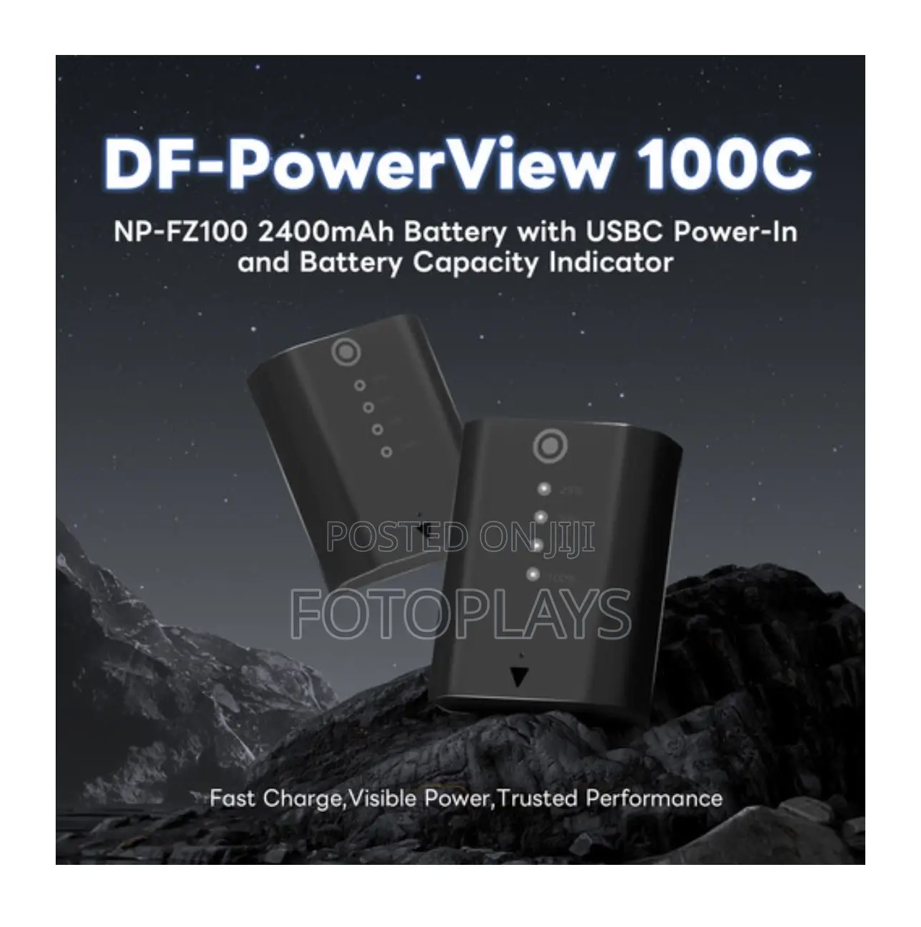 Digitalfoto Solution Np-Fz100 Battery Usb-C Charging Port for Sony