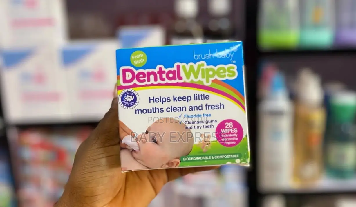 Baby Dental Wipes for Gums First Teeth (0-16 Months)