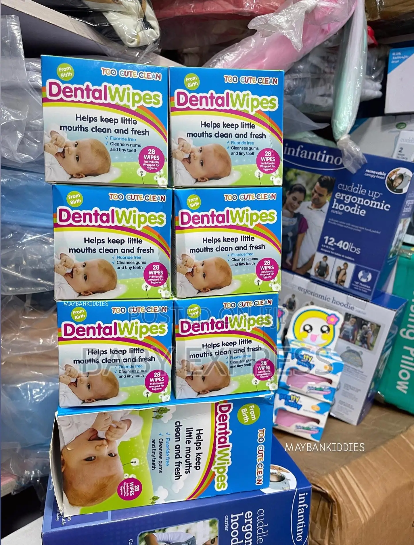 Baby Dental Wipes for Gums First Teeth (0-16 Months)