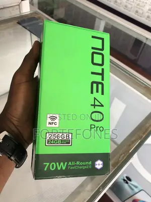 New Infinix Note 40 Pro 5G 256 GB Black