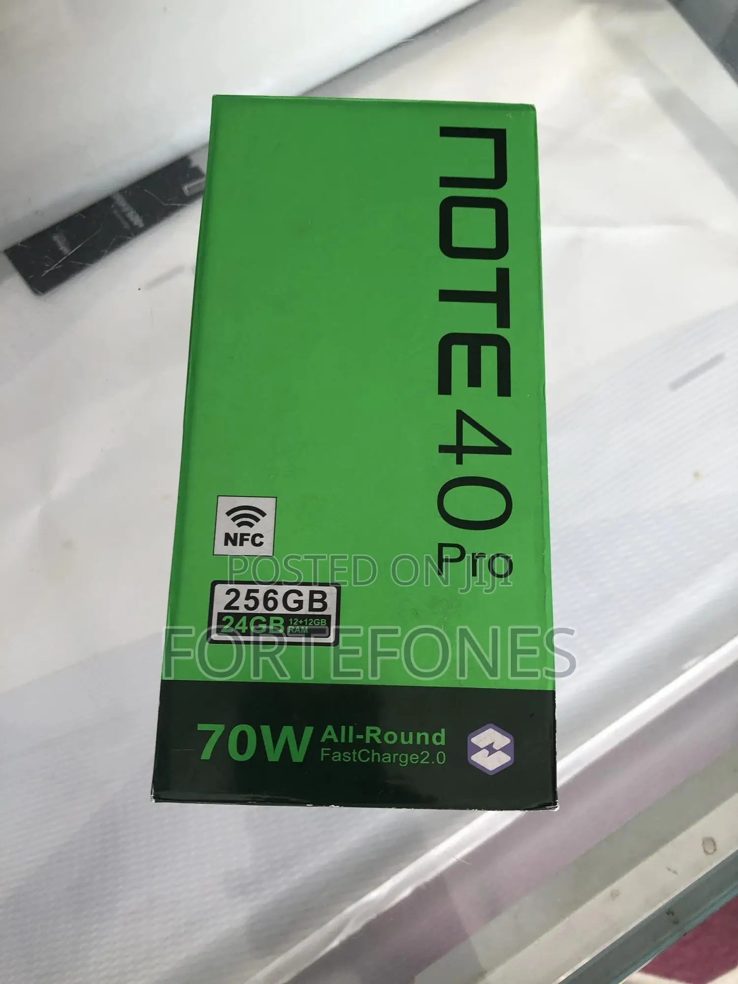 New Infinix Note 40 Pro 5G 256 GB Black