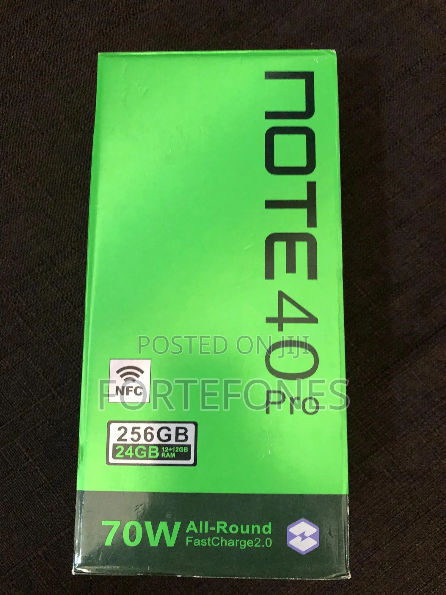New Infinix Note 40 Pro 5G 256 GB Black