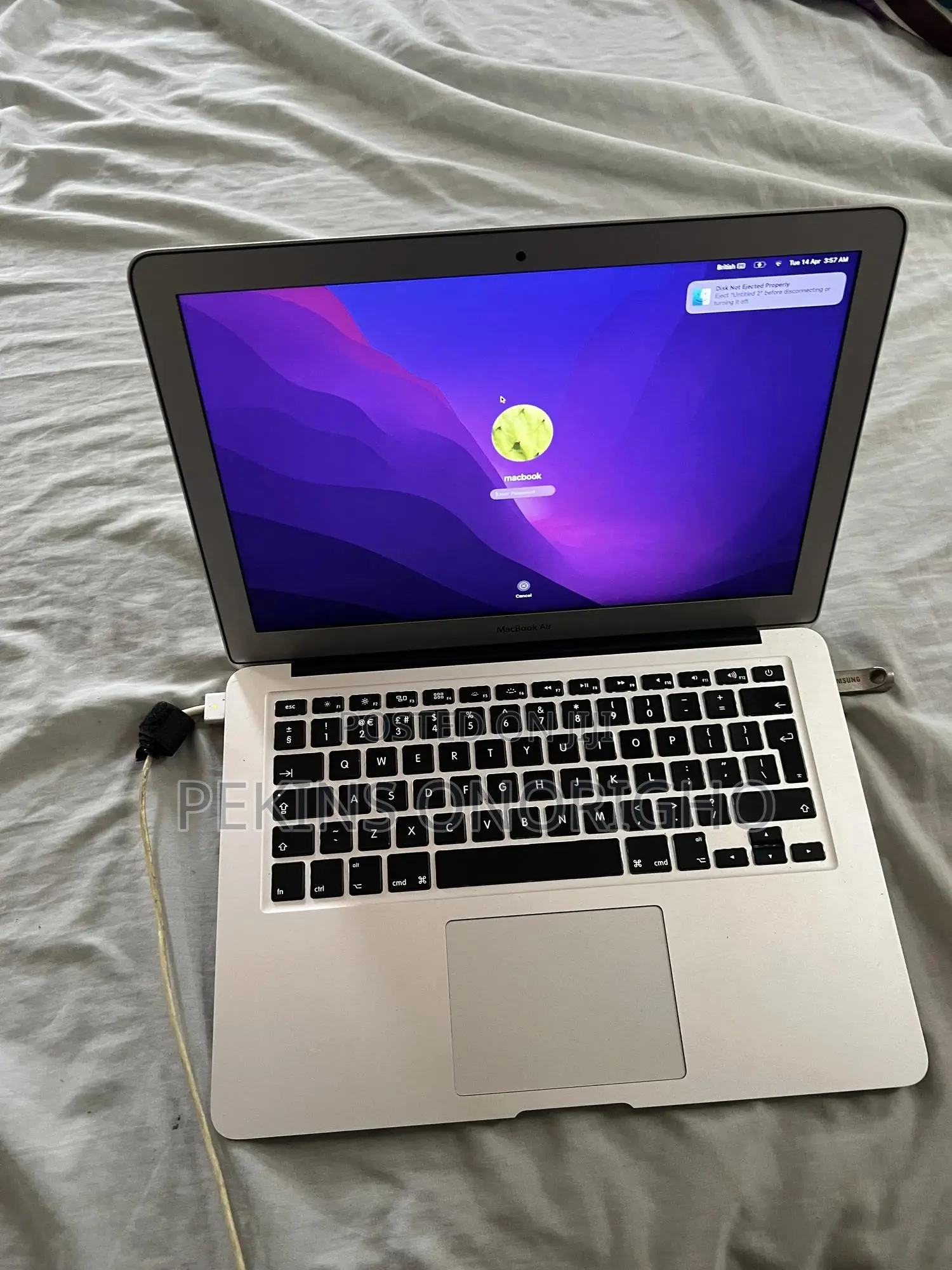 Laptop Apple MacBook Air 8GB Intel Core i5 SSD 256GB