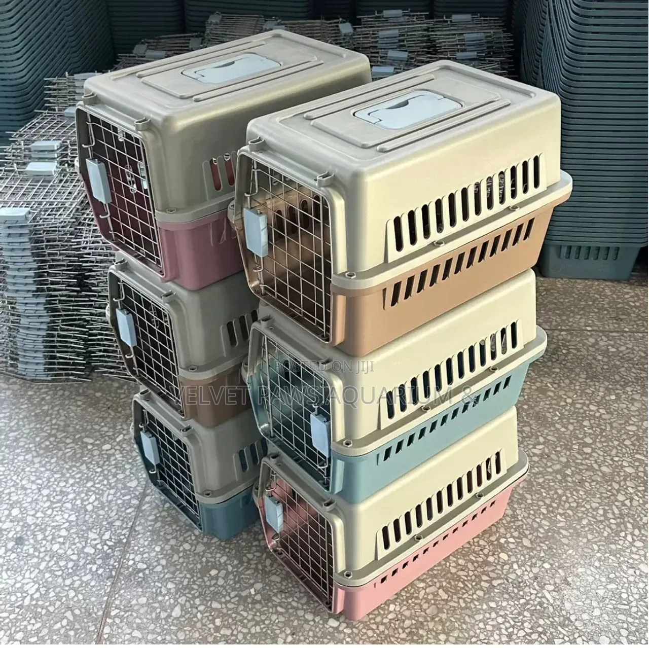 Square Shape Plastic Cage
