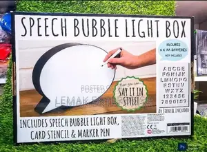 Speech Bubble Light Box