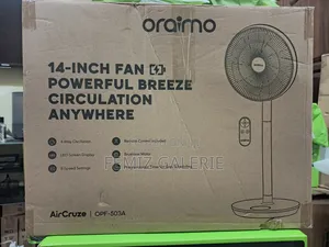 Oraimo Aircruze 14 Inch Rechargeable Pedestal Fan