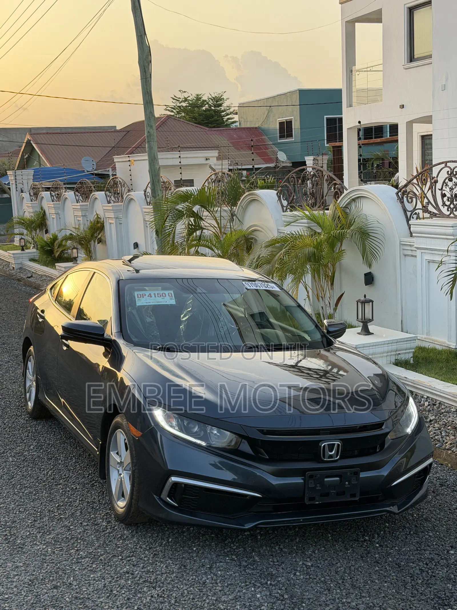 Honda Civic EX Sedan 2020 Gray