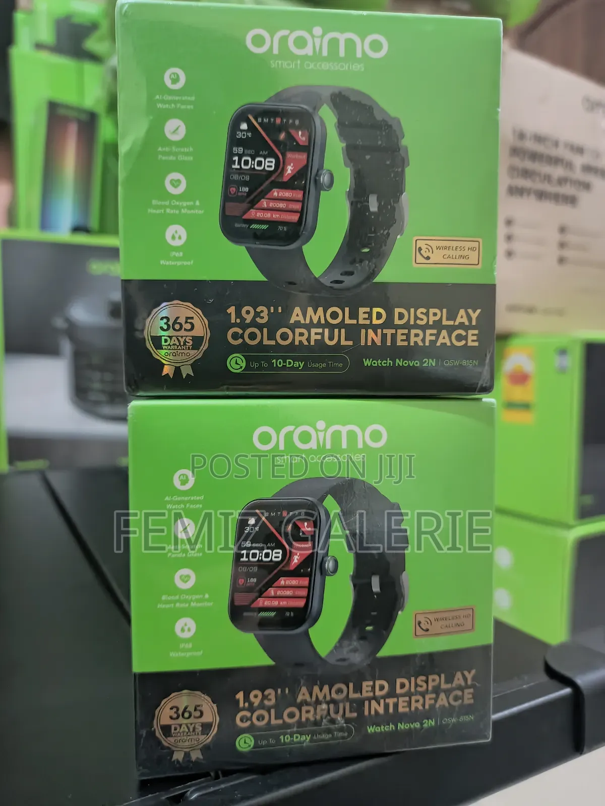 Oraimo Watch Nova 2n 1.93'' Amoled 33-Day Standby Smart Watch