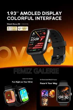 Oraimo Watch Nova 2n 1.93'' Amoled 33-Day Standby Smart Watch