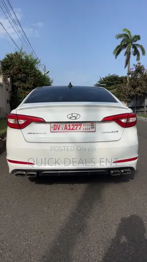 Hyundai Sonata Limited 2.0T Seban (2.0L 4cyl 6A) 2017 White