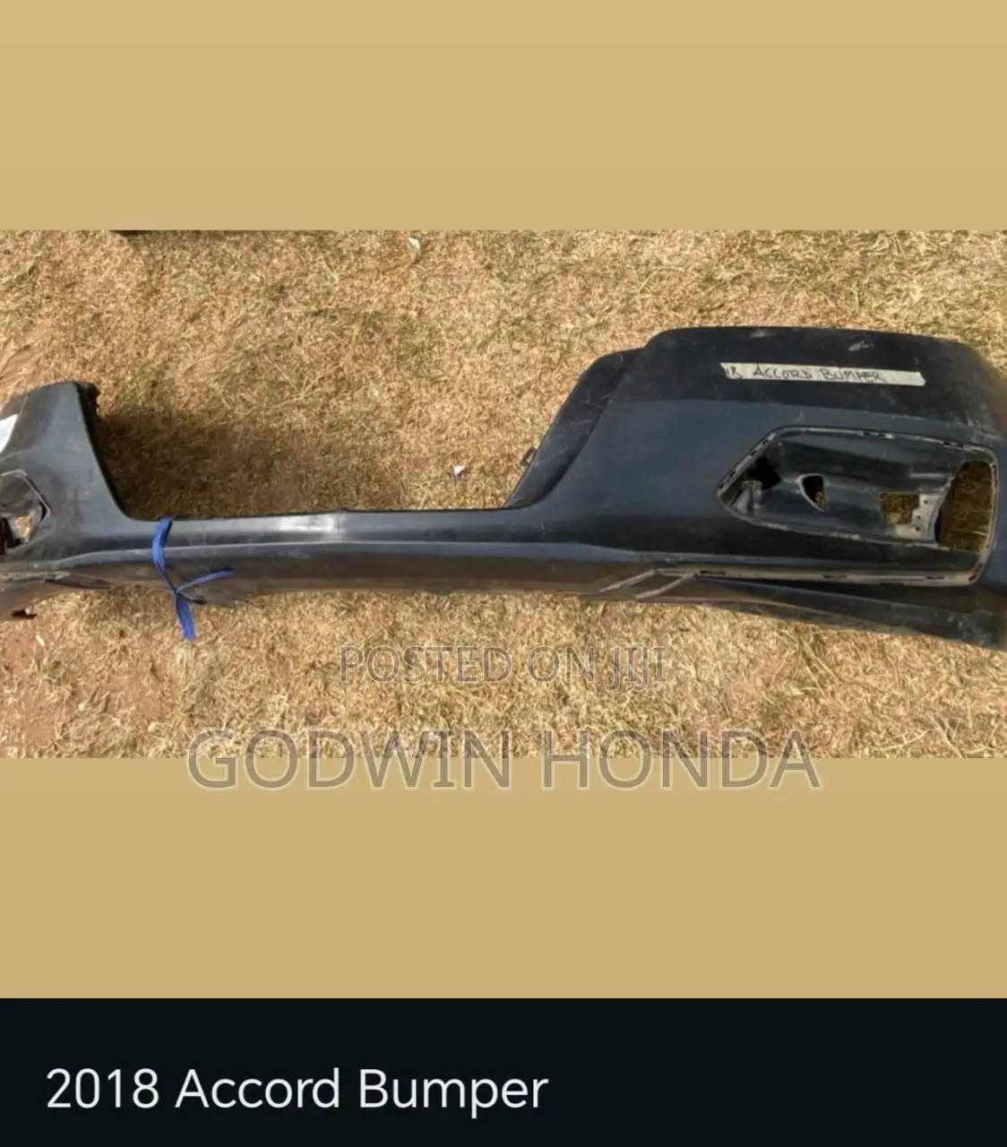 2018 Accord Front Bumper Down