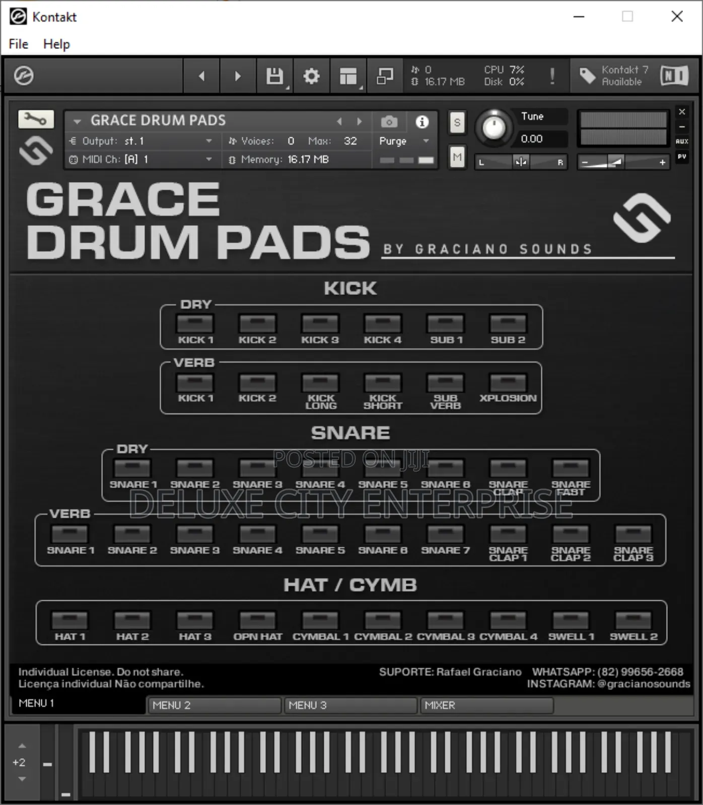 Graciano Library Bundle for Kontakt