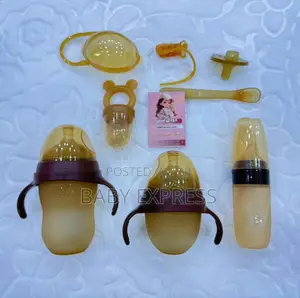 Baby Silicone Feeding Set;Bottle, Feeder,Spoon,Pacifier Fruit Feeder