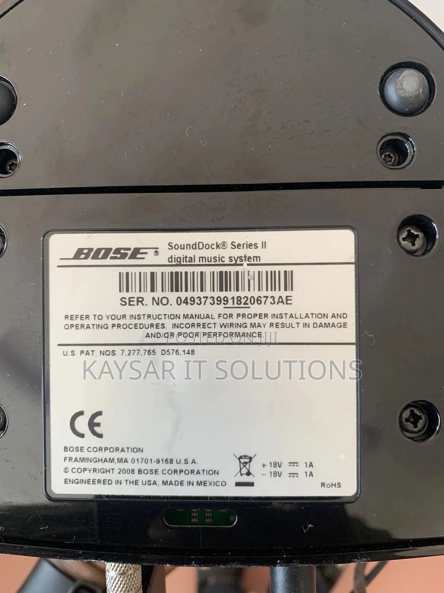 Bose Sound Dock Series Ii Music System