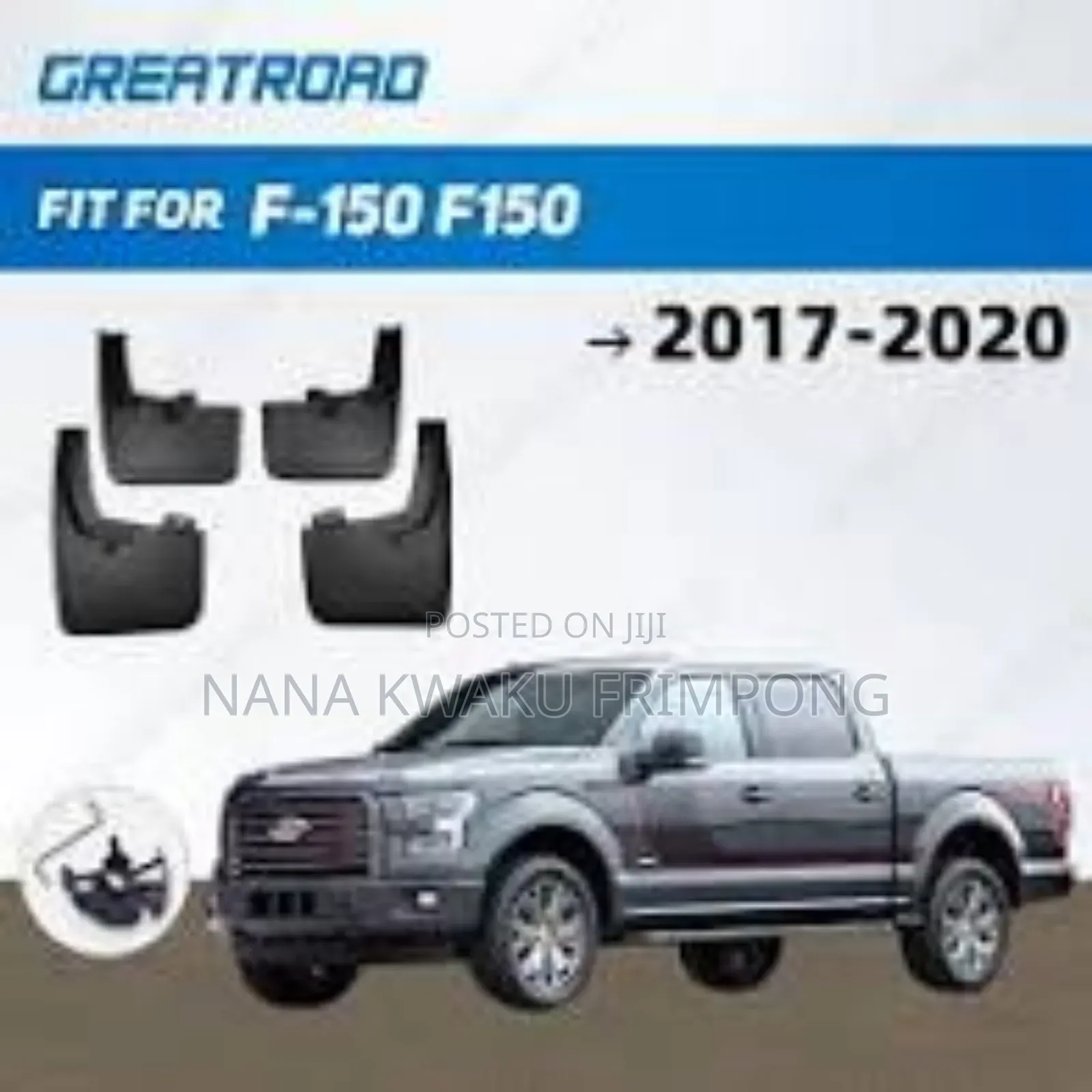 Ford F150 2017 to 2020 Mud Flap or Mudguard Available