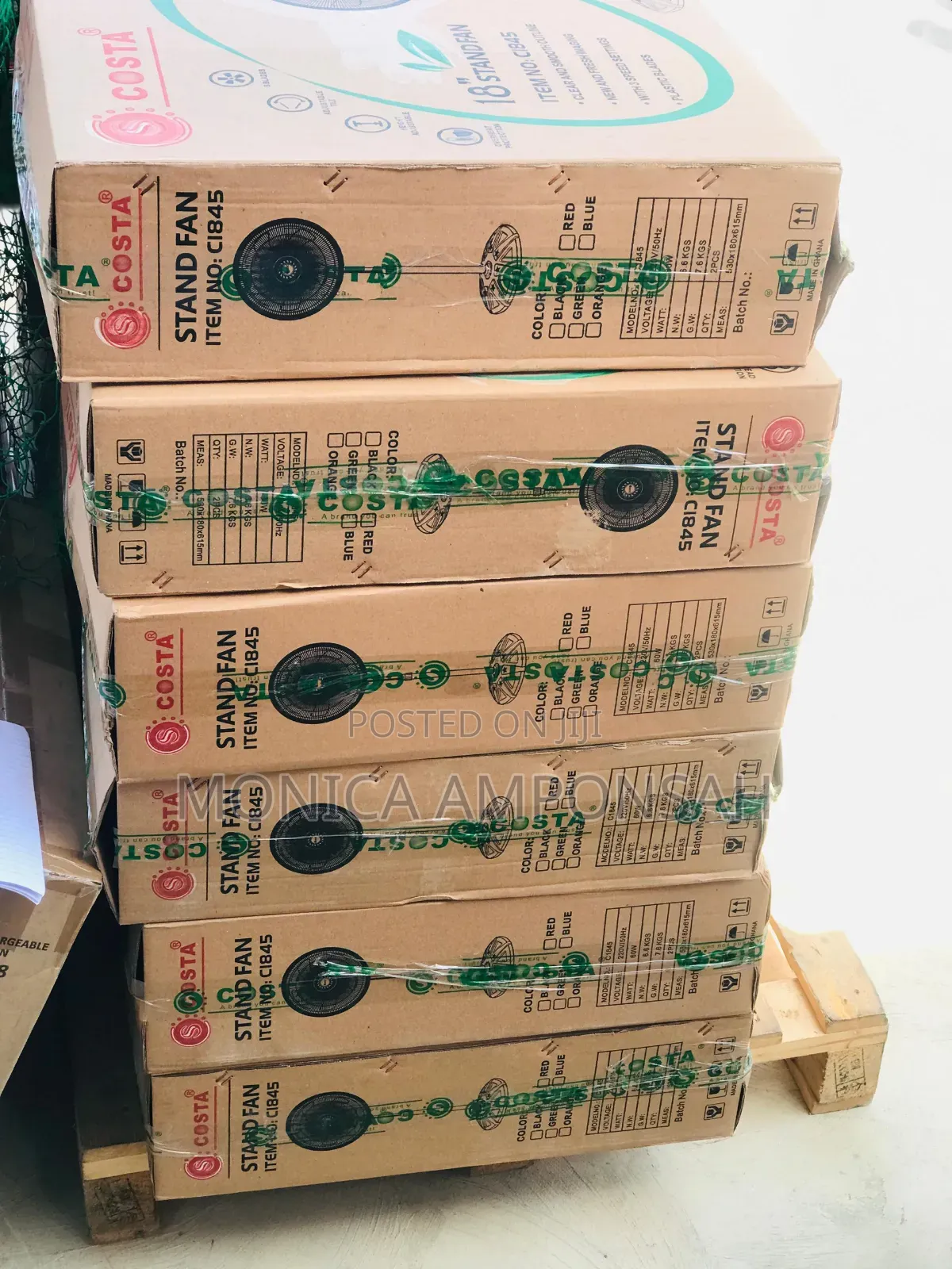 Standing Costa Electric Fan