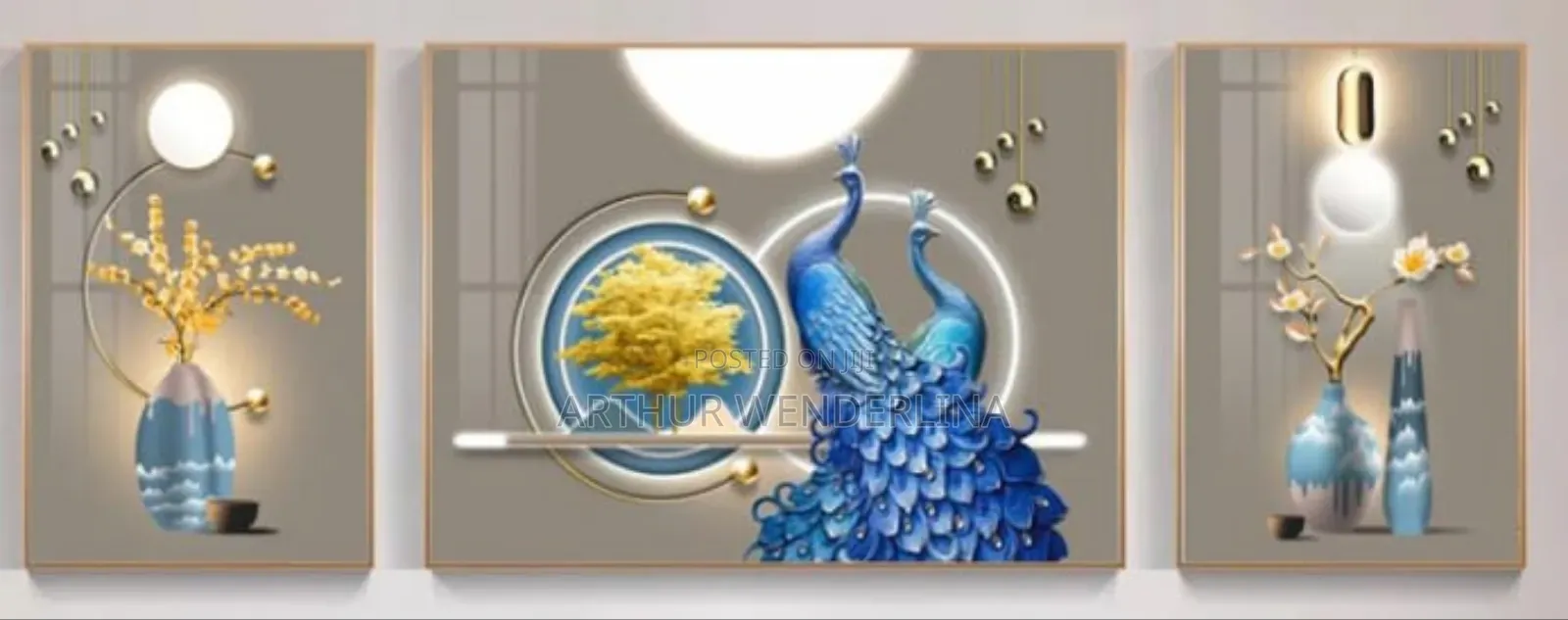 Quality Beautiful Wall Frame 3 In1 Decoration For Homes Or Office Etc.