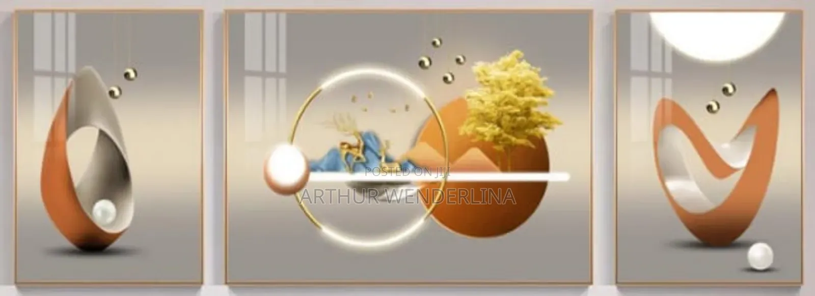 Quality Beautiful Wall Frame 3 In1 Decoration For Homes Or Office Etc.