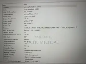 Laptop Dell Latitude 5400 8GB Intel Core i5 SSD 256GB