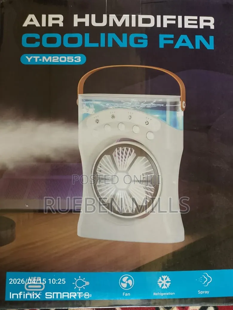 550ml Large Water Tank Chargeable Mini Spray Cooling Fan
