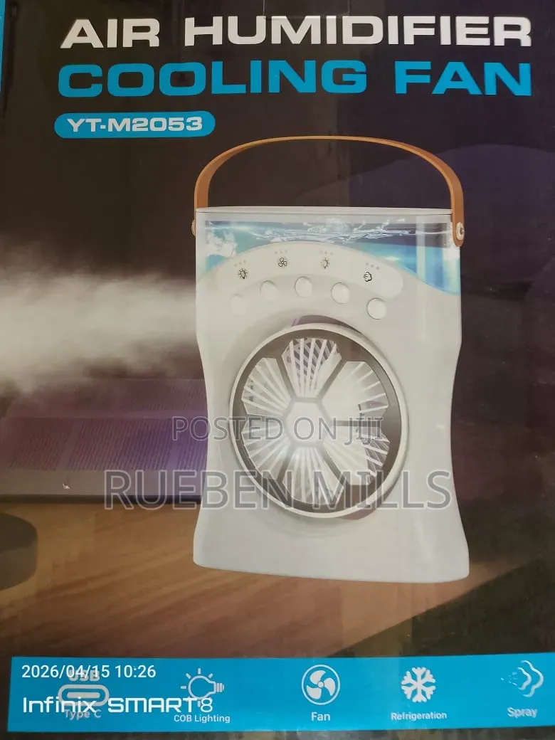 Nano Atomization Five-hole Humidifier Double Cooling Fan