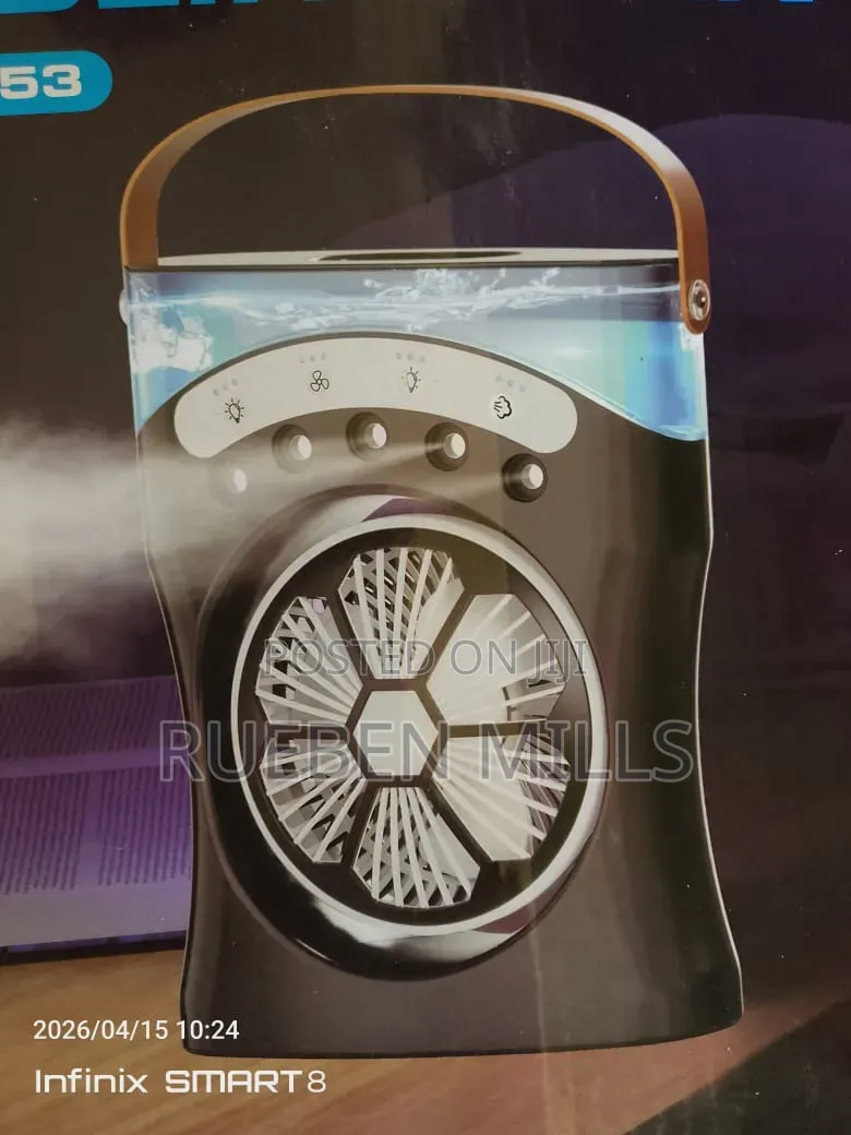 Desktop Rechargeable Spray Mist Humidifier Cooling Fan